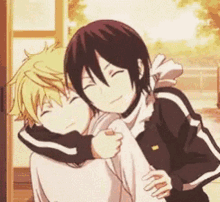 Hug Anime GIF - Hug Anime Friends GIFs