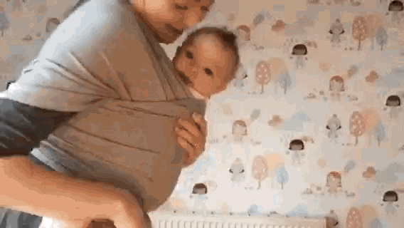 Baby Wrap GIF - Baby Wrap Baby Wearing - Discover &amp; Share GIFs