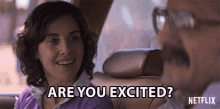 are you excited thrilled ready eager alison brie are you excited thrilled ready eager alison brie