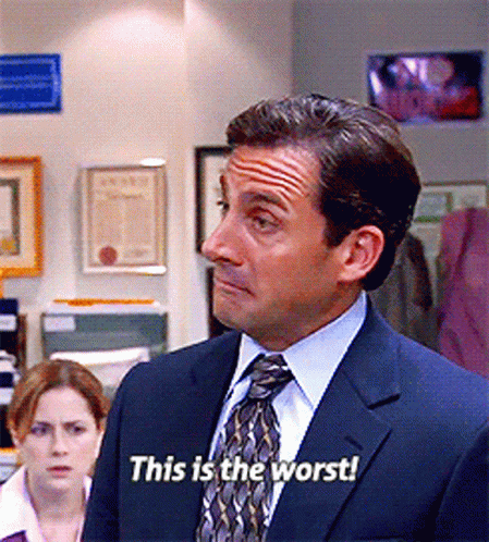 This Is The Worst The Office GIF - This Is The Worst The Office Michael  Scott - Discover &amp; Share GIFs