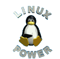 Linux Linux Power Sticker - Linux Linux Power Unix Stickers