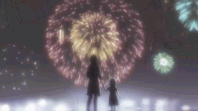 Fireworks Happy New Year GIF - Fireworks Happy New Year Mother And Child GIFs