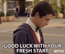 Good Luck With Your Fresh Start Wish You All The Best GIF - Good Luck With Your Fresh Start Wish You All The Best Stroke Of Luck GIFs