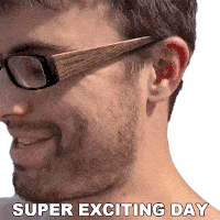 Super Exciting Day Steve Terreberry Sticker - Super Exciting Day Steve Terreberry Super Fun Day Stickers