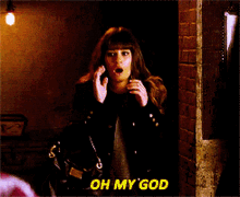 Glee Rachel Berry GIF - Glee Rachel Berry Oh My God GIFs