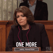 One More Dianne Feinstein GIF - One More Dianne Feinstein Saturday Night Live GIFs