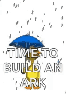 Rain Duck GIF - Rain Duck Build An Ark GIFs