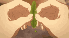 Beans Taking Seeds Off GIF - Beans Taking Seeds Off Anime GIFs