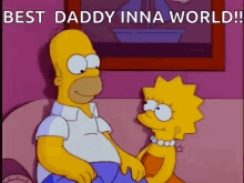 Father Daughter GIF - Father Daughter The Simpsons GIFs