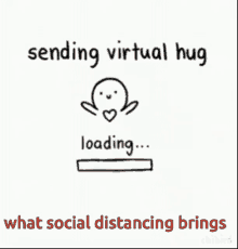 Sending Virtual Hug Loading GIF - Sending Virtual Hug Loading What Social Distancing Brings GIFs