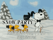Snow Party GIF - Snow Party Day GIFs