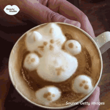 Latte Cappucino GIF - Latte Cappucino Milk Art GIFs