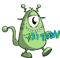 Oh Yeah Gif Animated Monster Stickers Sticker - Oh Yeah Gif Oh Yeah Animated Monster Stickers Stickers