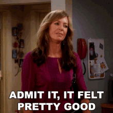 Admit It Felt Pretty Good Allison Janney GIF - Admit It Felt Pretty Good Allison Janney Bonnie GIFs