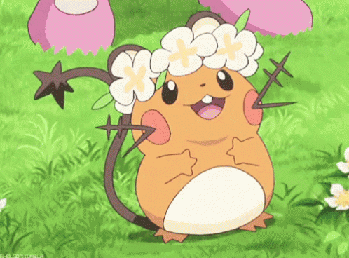 Dedenne デデンネ ポケモン ネズミ 可愛い Gif Dedenne Pokemon Flower Crown Discover Share Gifs