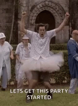 Lets Get This Party Started Woo GIF - Lets Get This Party Started Woo Dance GIFs