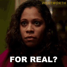 For Real Doreen Anderson GIF - For Real Doreen Anderson Wentworth GIFs