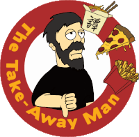 Takeaway Man Sticker - Takeaway Man Stickers