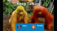 Keep Talking Ape Funny GIF - Keep Talking Ape Funny Jungle Men GIFs