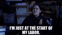 Brooklyn Nine Nine Amy Santiago GIF - Brooklyn Nine Nine Amy Santiago Im Just At The Start Of My Labor GIFs