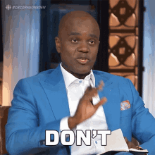 Dont Wes Hall GIF - Dont Wes Hall King Of Bay St GIFs