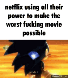 Super Sonic Netflix GIF - Super Sonic Netflix Netflix Meme GIFs