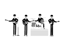 The Beatles Rock And Roll GIF - The Beatles Rock And Roll Band GIFs