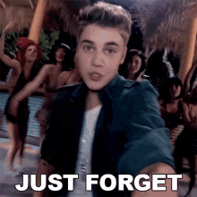 just forget justin bieber beauty and a beat song forget about it dont mind it