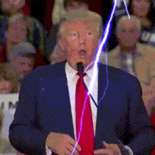 Donald Trump Electrocute GIF - Donald Trump Electrocute Lightning GIFs