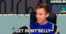 Get In My Belly Redfalcon GIF - Get In My Belly Redfalcon Mario Maker2 GIFs
