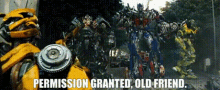 Transformers Optimus Prime GIF - Transformers Optimus Prime Permission Granted GIFs