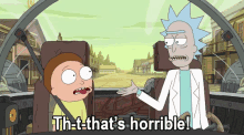That'S Horrible! GIF - Horrible Not Good Rick And Morty GIFs