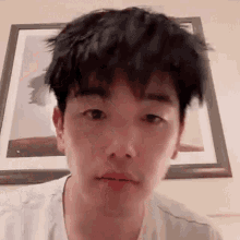 Hair Stroke Eric Nam GIF - Hair Stroke Eric Nam Trying New Hairstyle GIFs