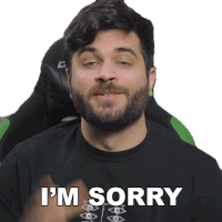 Im Sorry Andrew Baena Sticker - Im Sorry Andrew Baena I Apologize Stickers