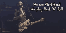 Lemmy Kilmister Motorhead GIF - Lemmy Kilmister Motorhead Rock And Roll GIFs
