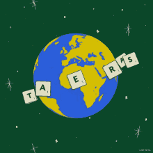 Scrabble Around The World GIF - Around The World World Globe GIFs