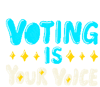 Voting Is Your Voice Voting Is Your Right Sticker - Voting Is Your Voice Voting Is Your Right Voting Is Your Power Stickers