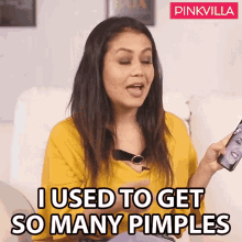 I Used To Get So Many Pimples Neha Kakkar GIF - I Used To Get So Many Pimples Neha Kakkar Pinkvilla GIFs