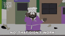 No That Didnt Work Chef GIF - No That Didnt Work Chef South Park GIFs