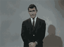 Twilight Zone Host GIF - Twilight Zone Host Rod Serling GIFs