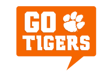Clemson Tigers Football Sticker - Clemson Tigers Football Tigers Stickers
