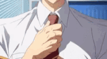 seiya kanie anime tie adjusting tie