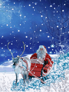 Santa Claus Snow GIF - Santa Claus Snow Winter GIFs