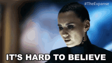 Its Hard To Believe Camina Drummer GIF - Its Hard To Believe Camina Drummer The Expanse GIFs