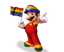 Mario Gay GIF - Mario Gay Super Mario GIFs