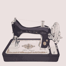 Vintage Sewing Singer GIF - Vintage Sewing Singer GIFs