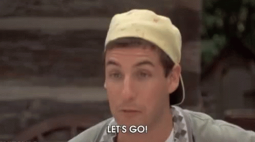 Adam Sandler Lets Go GIF - Adam Sandler Lets Go Billy Madison - Discover &amp;  Share GIFs