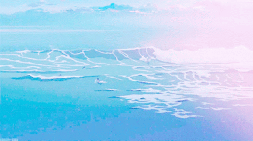 Clear Waters Waves GIF - Clear Waters Waves Pink Aesthetic - Descubre &amp;  Comparte GIFs