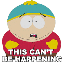 This Cant Be Happening Eric Cartman Sticker - This Cant Be Happening Eric Cartman South Park Stickers