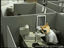 Dogecoin Computer Problem GIF - Dogecoin Doge Computer Problem GIFs